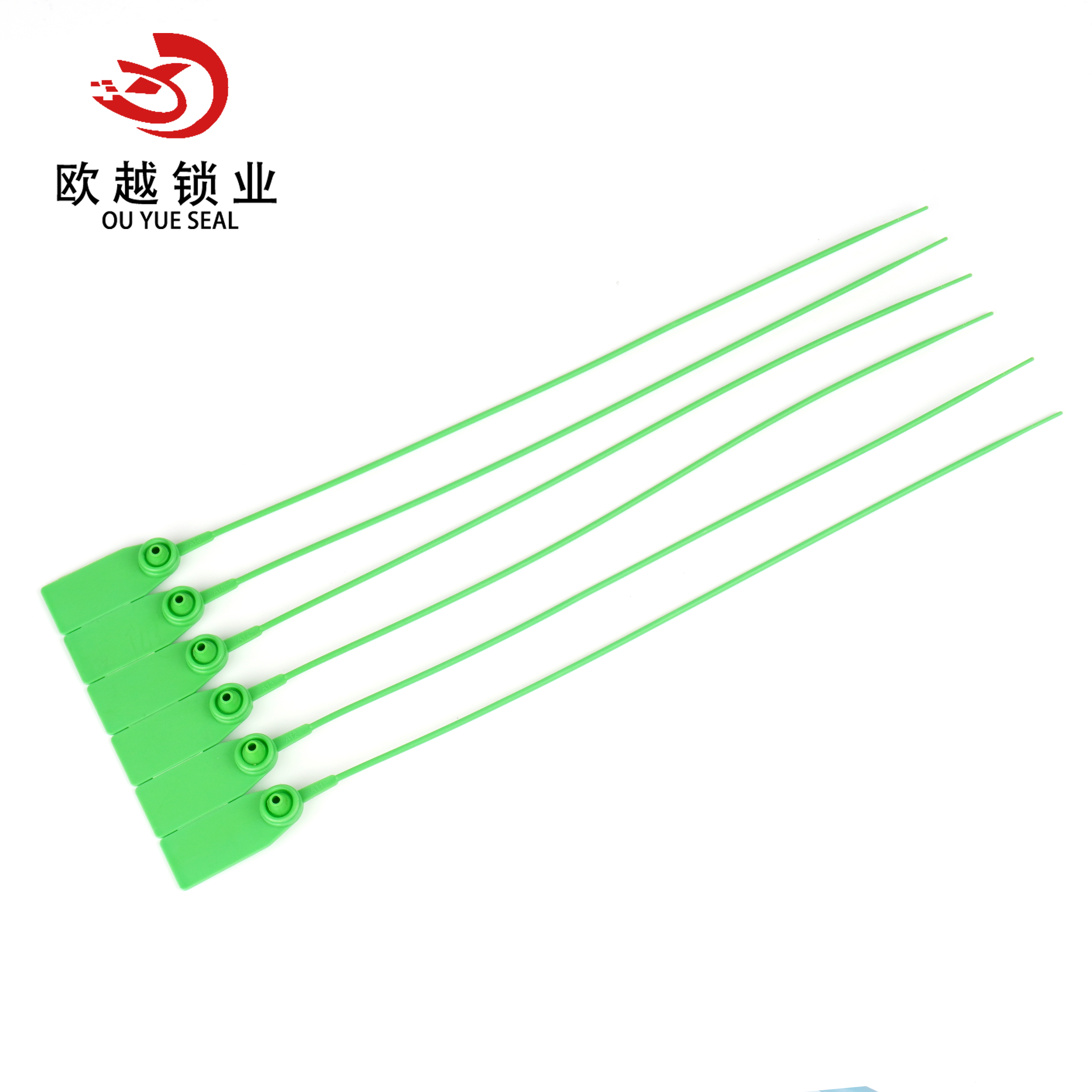 Sello de seguridad de plástico del fabricante OY-PS105 para el sello y la etiqueta de seguridad de plástico de la correa de la aerolínea