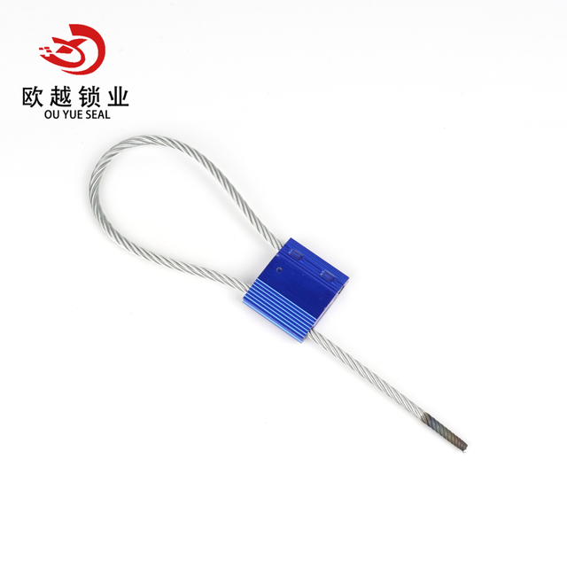 Sello apretado del alambre del cable de acero de la cerradura del cable del tirón de la alta seguridad OY-CS103 para los ferrocarriles
