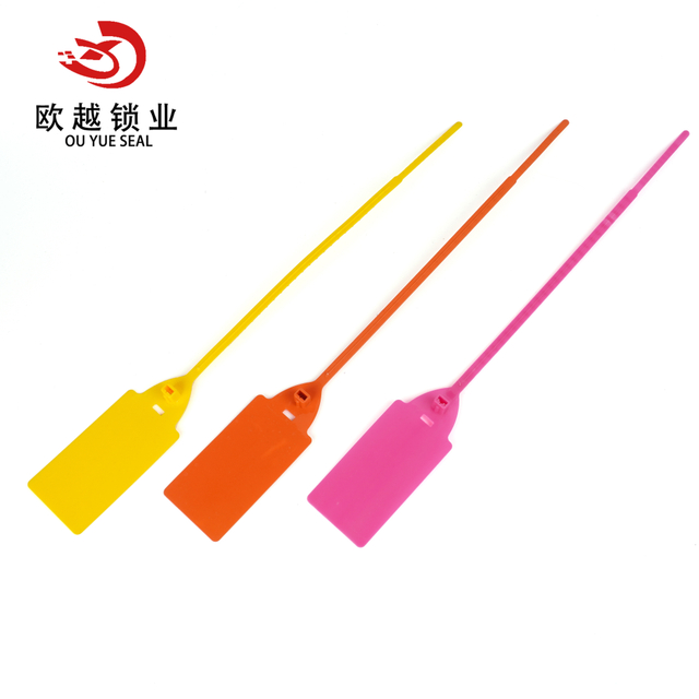 OYPS109 Free Sampl Self Locking Nylon Cable Ties Sello de seguridad de plástico a prueba de manipulaciones