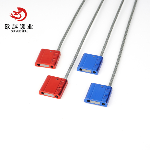 OYCS108 Contenedor de envío Cable Sello de seguridad Alambre Cable Sello Logotipo Código de barras