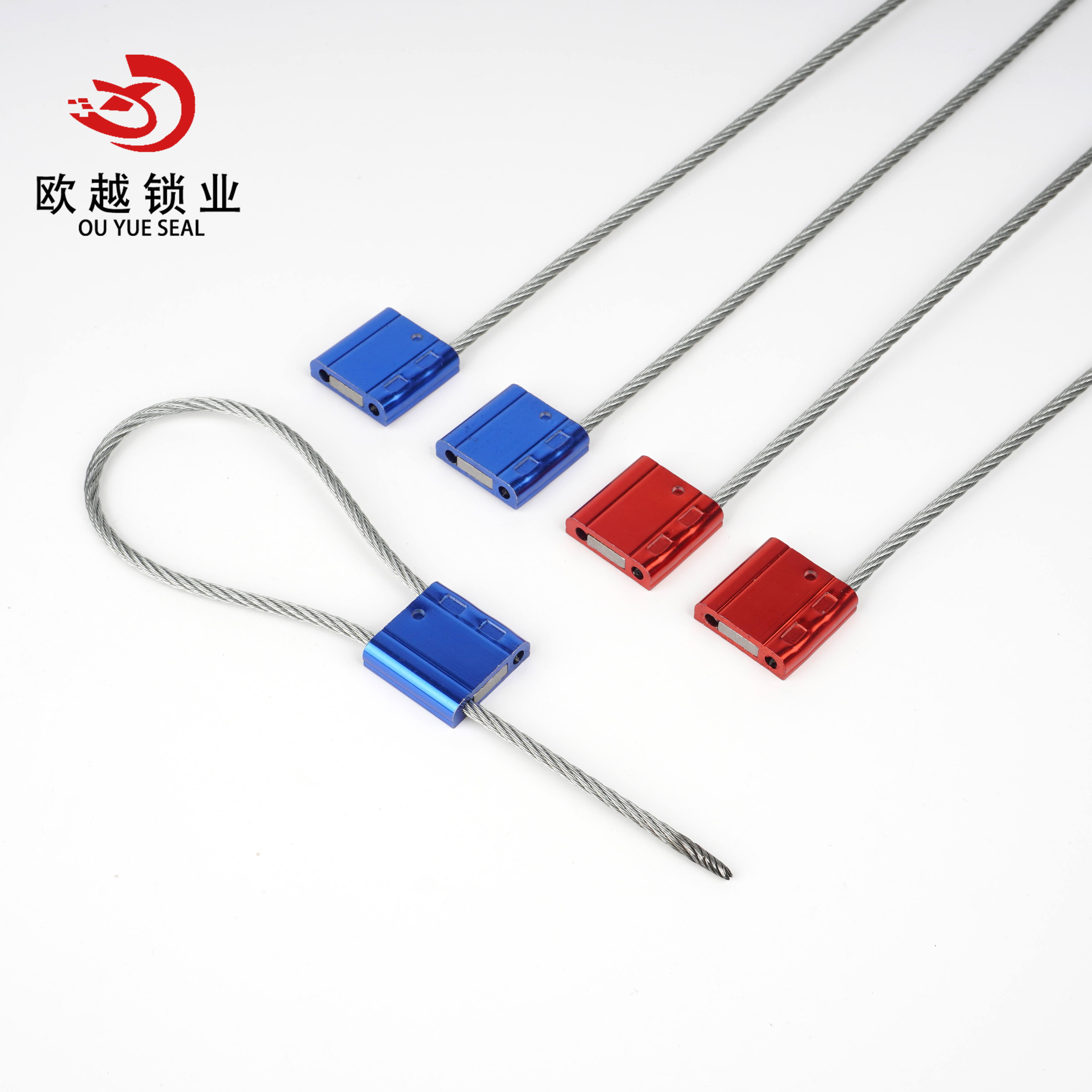 OYCS108 Contenedor de envío Cable Sello de seguridad Alambre Cable Sello Logotipo Código de barras