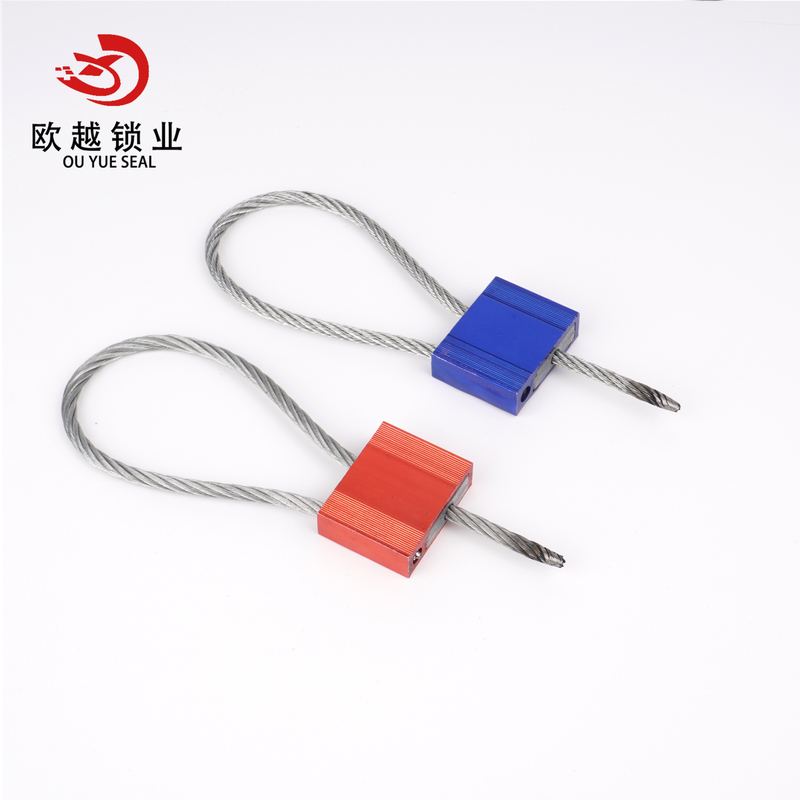 Sello de seguridad de cable de acero inoxidable de metal de contenedor de logística OY-CS104