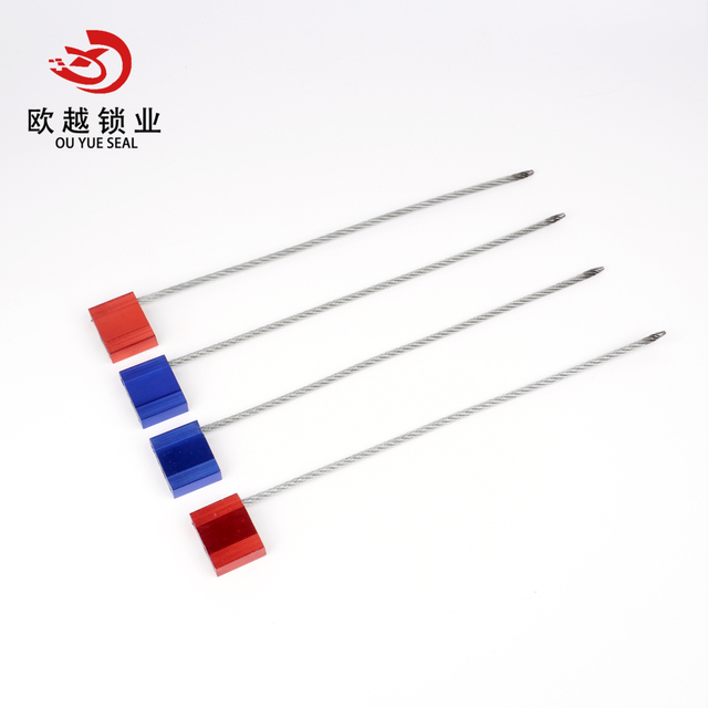 Sello de seguridad de cable de acero inoxidable de metal de contenedor de logística OY-CS104