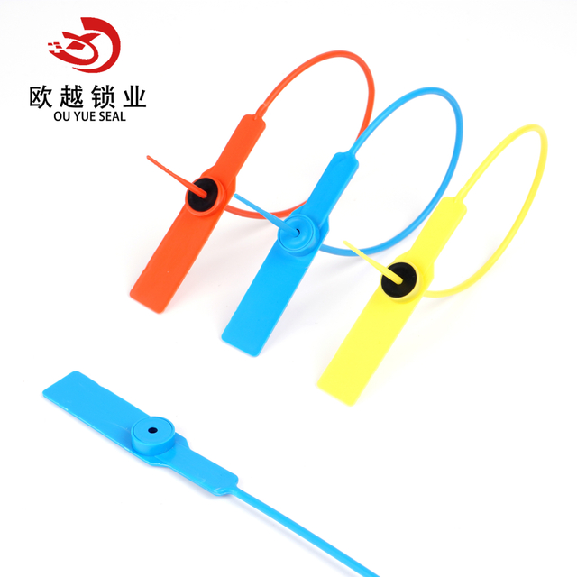 OYPS102 Easy Tear Off Airline Garment Número de serie Impreso Sello de plástico de seguridad autoblocante