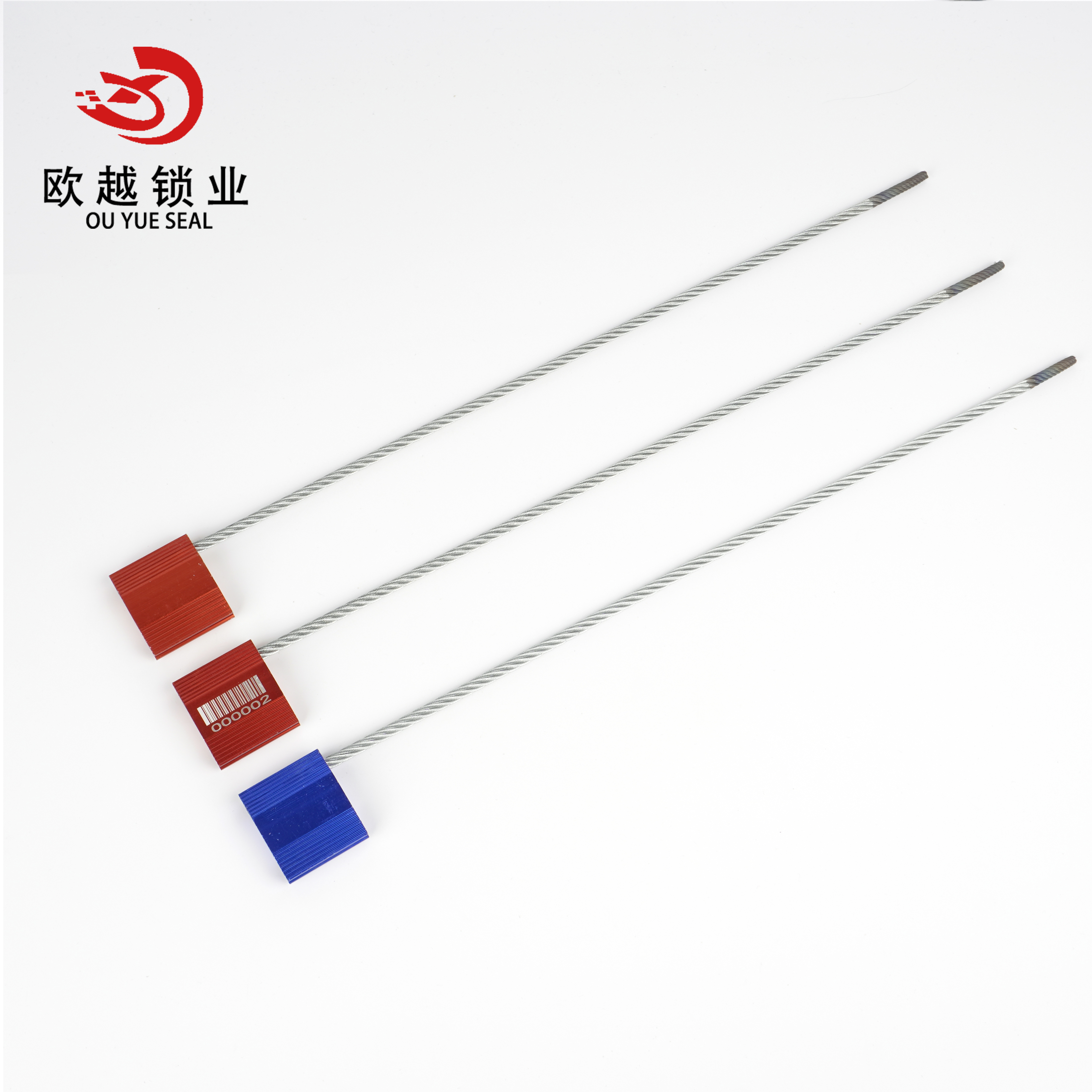 Sello apretado del alambre del cable de acero de la cerradura del cable del tirón de la alta seguridad OY-CS103 para los ferrocarriles