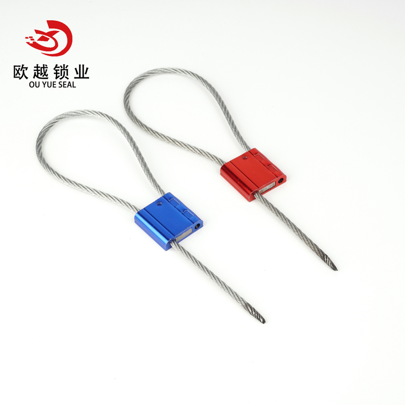OYCS108 Contenedor de envío Cable Sello de seguridad Alambre Cable Sello Logotipo Código de barras