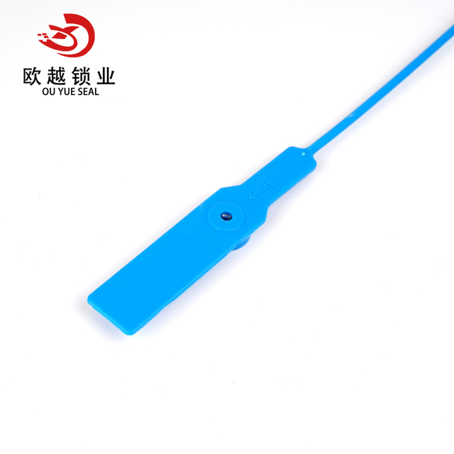 OY-PS102 Cerradura de seguridad Garantía de calidad Sello de correa de plástico Ajustable 400 mm de longitud Sello de plástico de alta seguridad