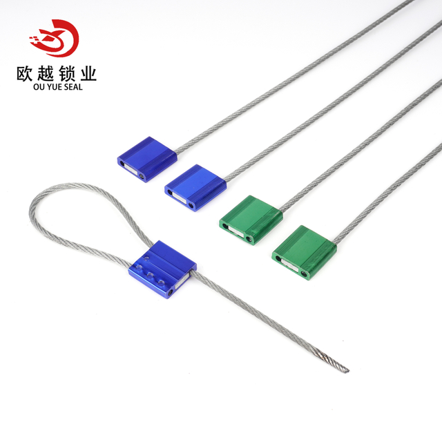 Sello de cable a prueba de manipulaciones con sello metálico para contenedores OY-CS106 