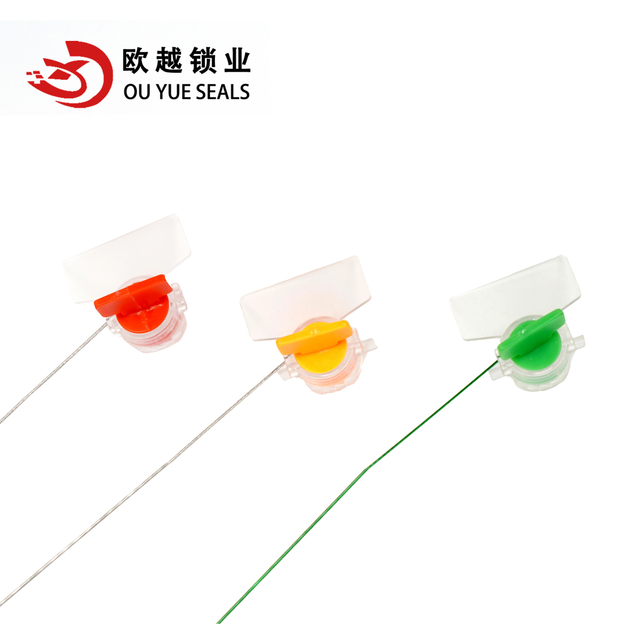  Sello de medidor de plástico OY-MS102 con alambre y sello de plomo de aluminio del medidor