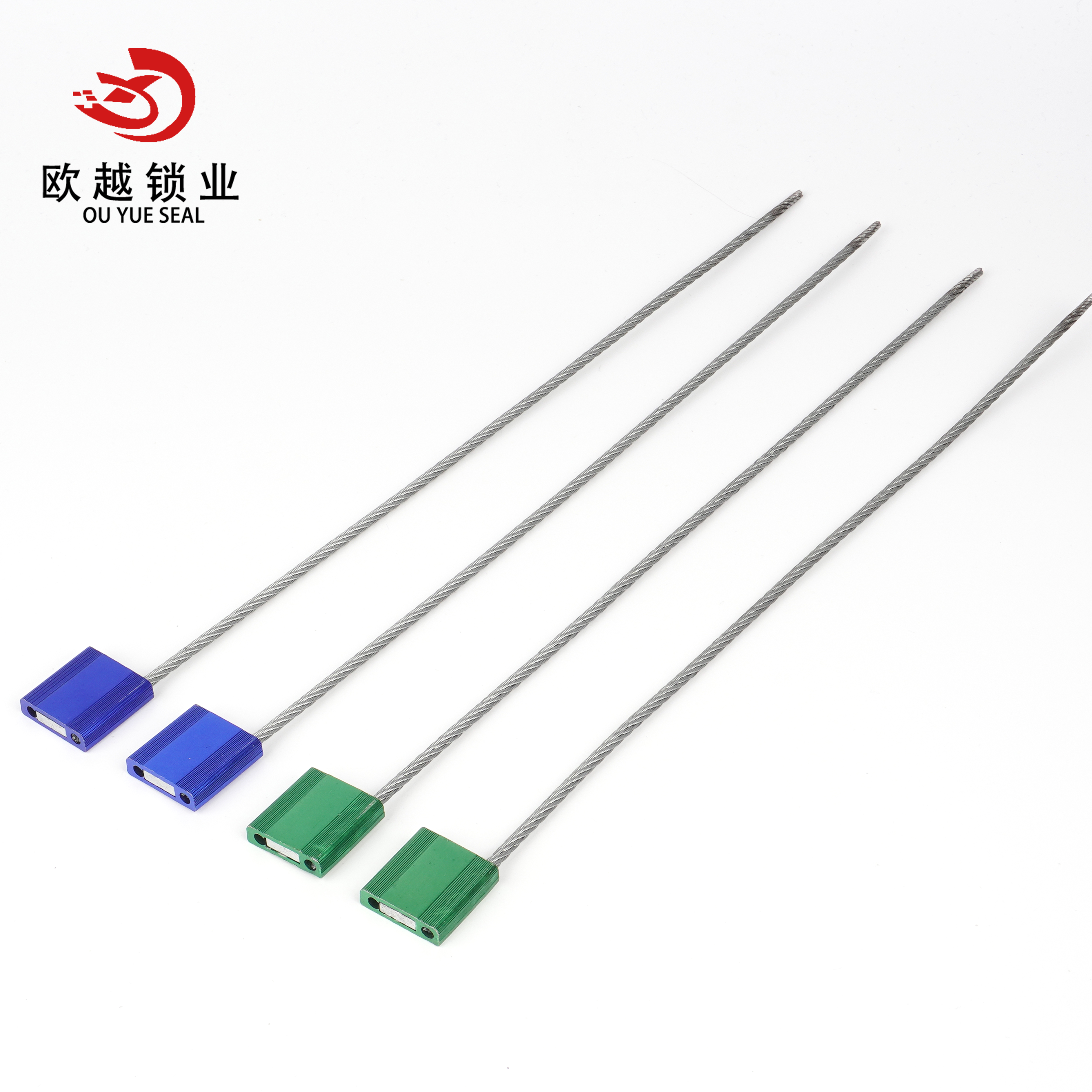 Sello de cable de cabeza de aluminio de impresión láser OY-CS105