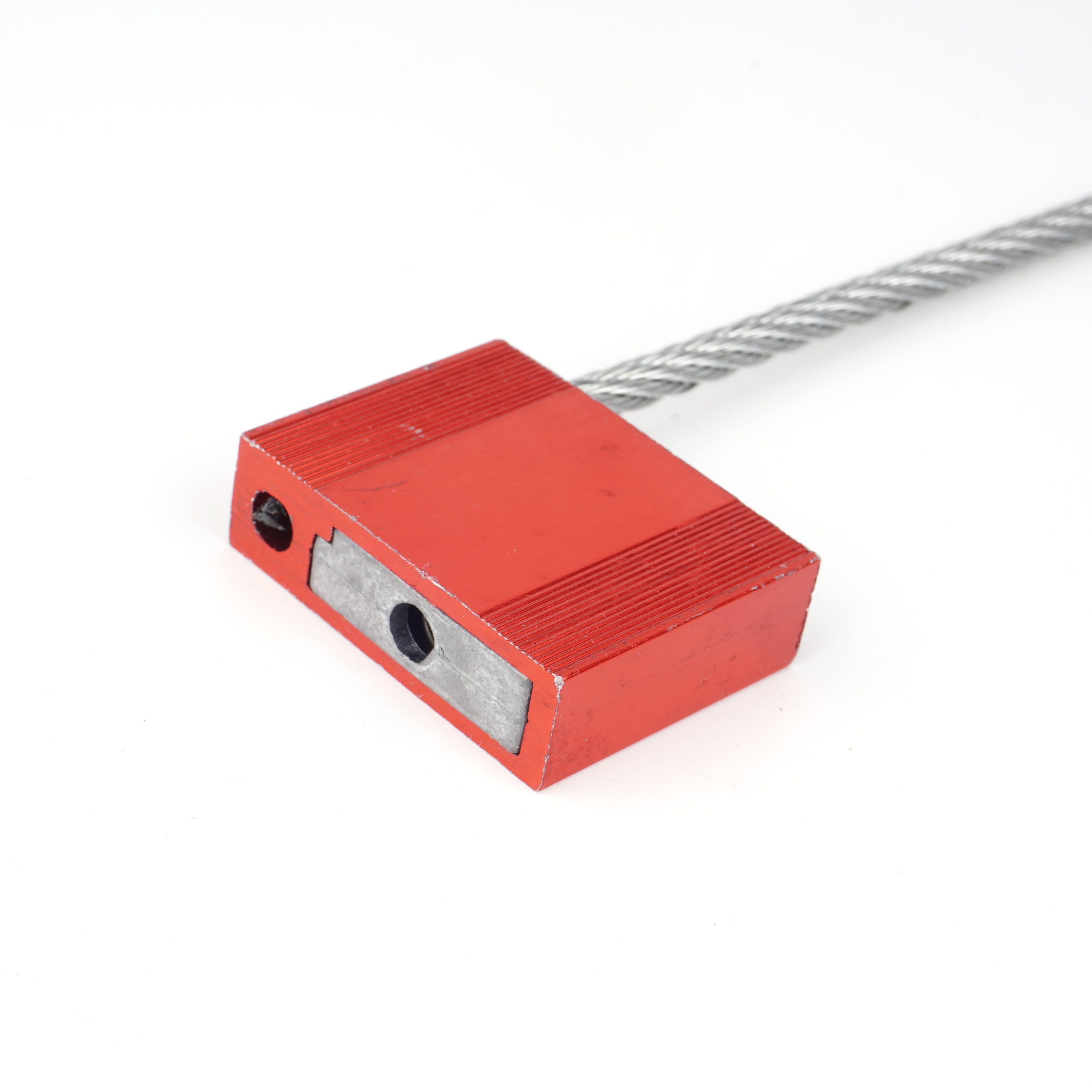 Sello de seguridad de cable de acero inoxidable de metal de contenedor de logística OY-CS104