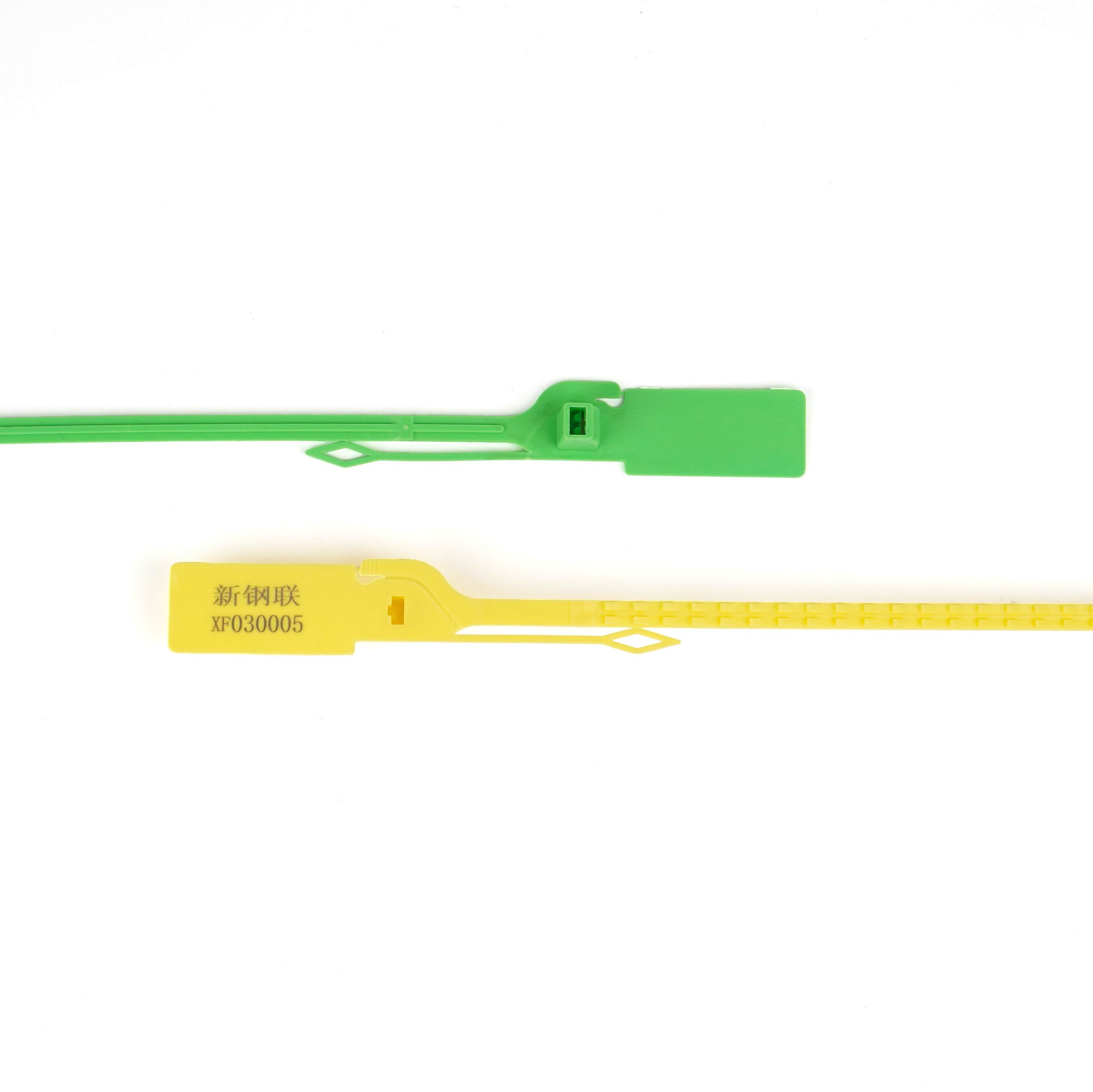 OYPS110 Sello de seguridad de puerta de contenedor de carga de plástico con inserto de metal autoblocante de servicio ligero 