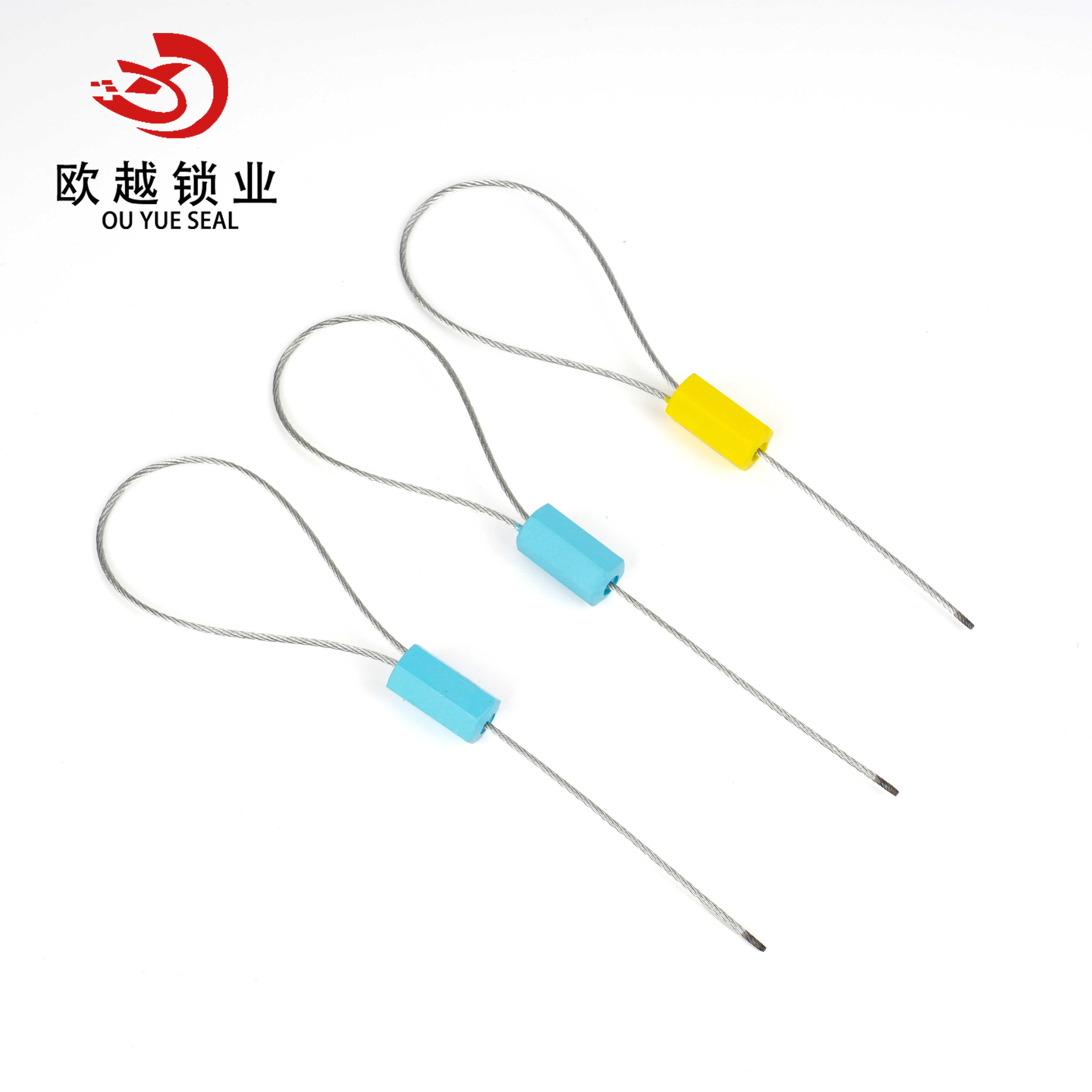OY-CS101 Cable de seguridad de aluminio Sellos de seguridad de alambre Sello de cable de contenedor de envío